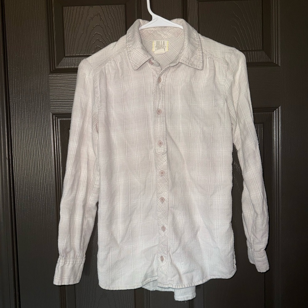 Billabong Light Gray Casual Button Down Shirt